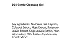 GENTLE CLEANSING GEL (104) - rayaspa