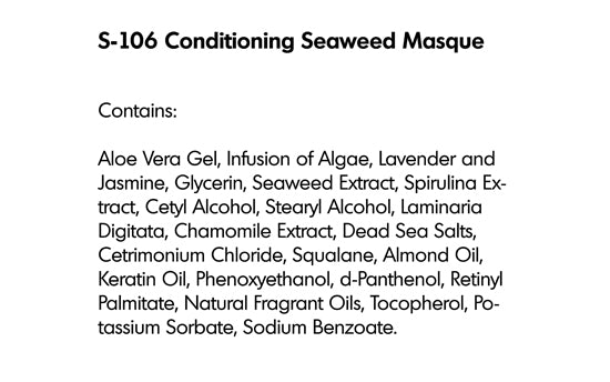 CONDITIONING SEAWEED MASQUE (S-106) - rayaspa