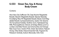 GREEN TEA SOY MILK AND HONEY BODY CREAM (S-523) - rayaspa