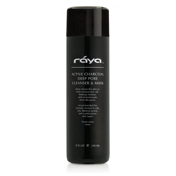 ACTIVE CHARCOAL DEEP PORE CLEANSER & MASK (121) RAYA SPA