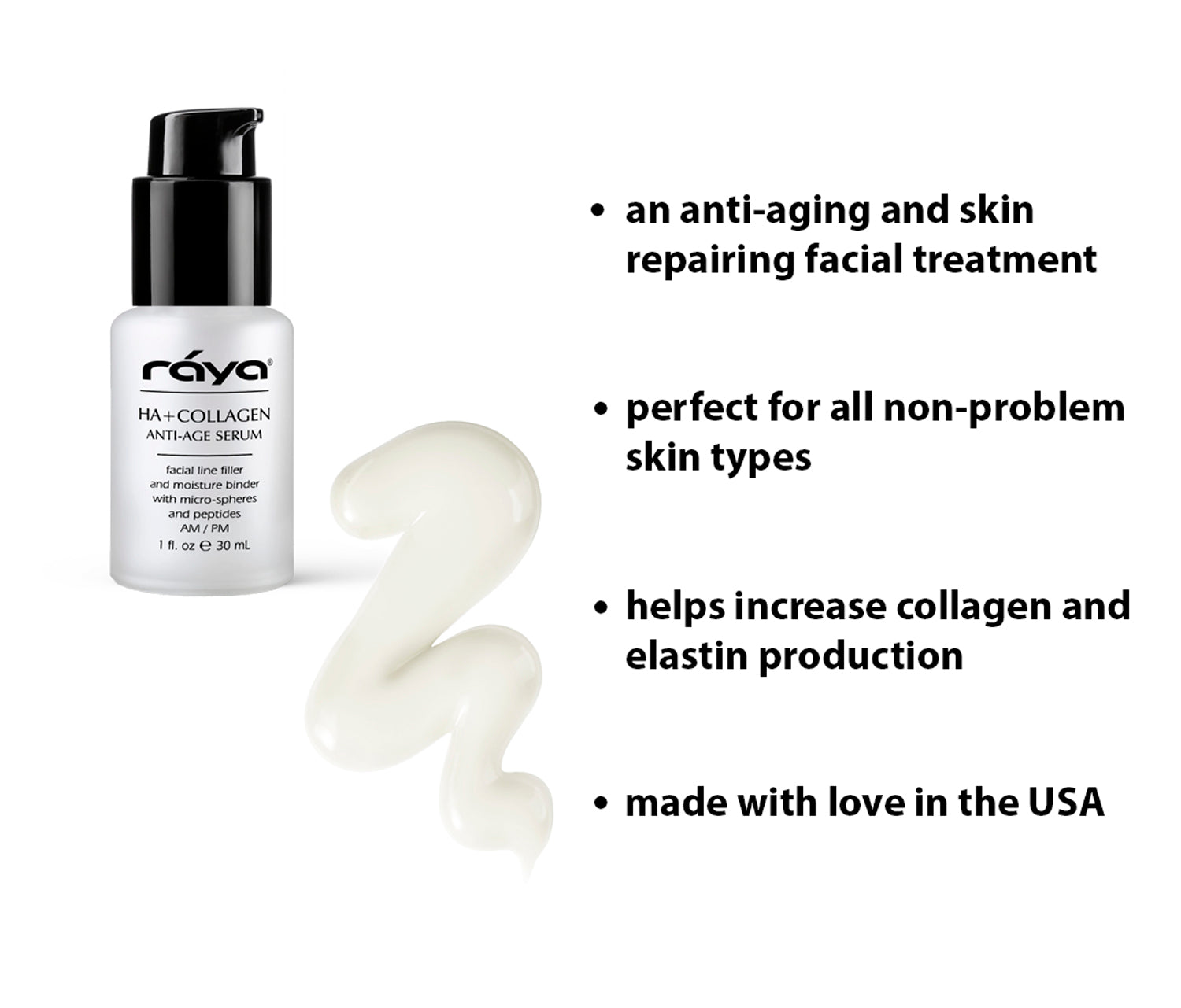 HA + COLLAGEN ANTI-AGING SERUM (502) RAYA SPA | rayaspa