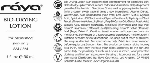 BIO-DRYING LOTION (701) RAYA SPA