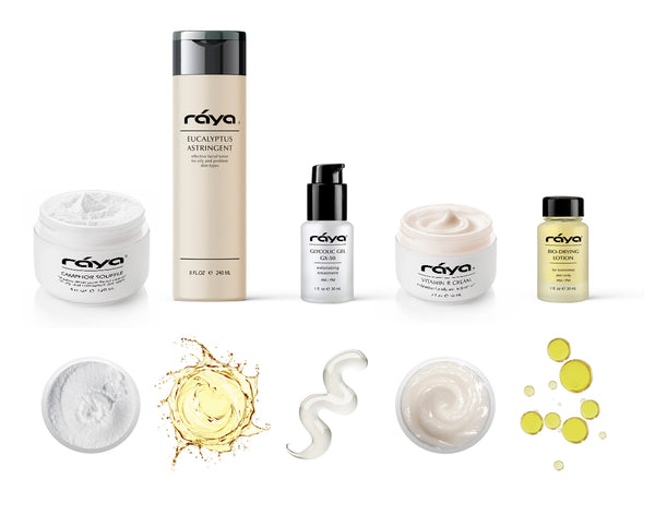 RAYA Oily Skin Care Kit (K-3) | 5 Piece Set of Best Selling Products ...