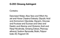 GINSENG ASTRINGENT (G-205) - rayaspa