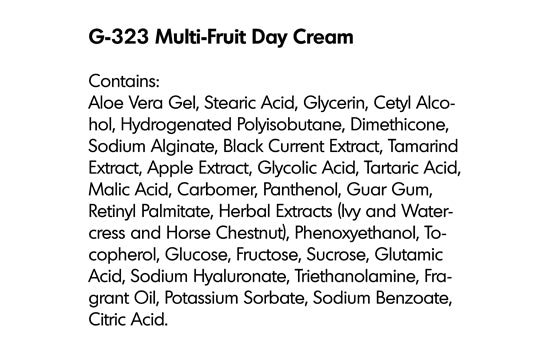 MULTI-FRUIT DAY CREAM (G-323) - rayaspa