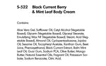 BLACK CURRANT BERRY AND MINT LEAF BODY CREAM (S-522) - rayaspa